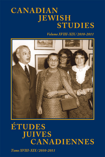 					Afficher Vol 18-19 (2010-2011): Special Double Issue: Yiddish in Canada
				